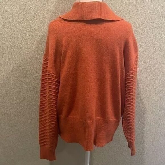 Mark New York Andrew Marc Zipper Cardigan New Womans Size XL - Picture 2 of 6